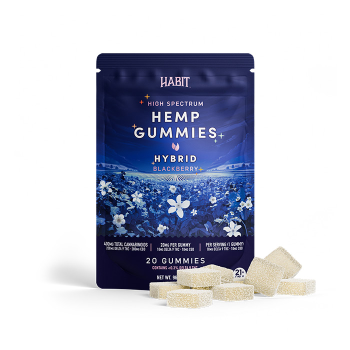 CBD + Delta 9 Gummies – Blackberry
