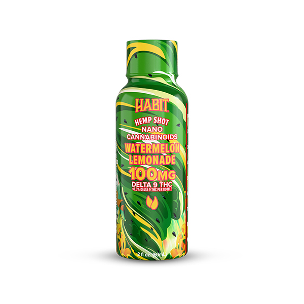 Buy Delta 9 Hemp Shot Watermelon Lemonade Online | HabitCBD