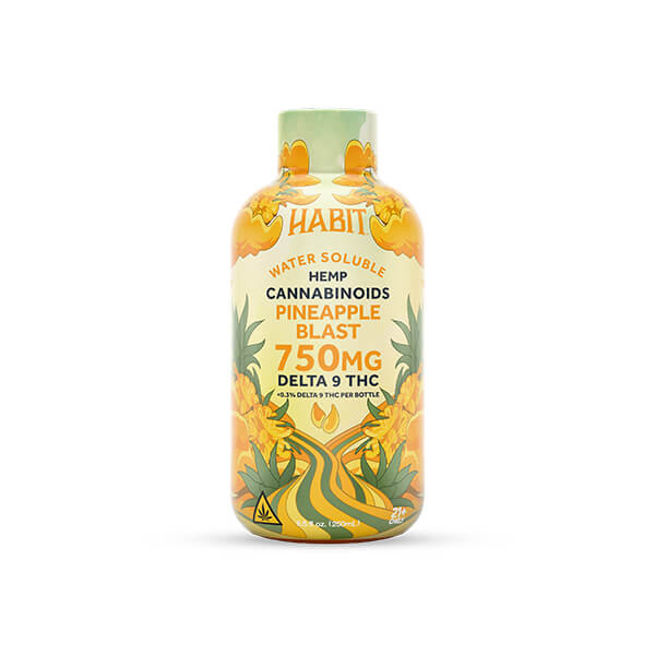 750mg Delta 9 THC Syrup – Pineapple