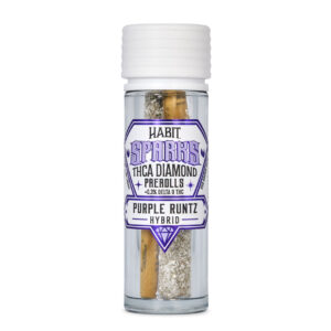 Habit Hemp THCA Sparks Prerolls Purple Runtz