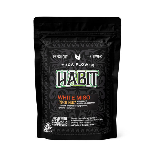 Habit-THCA-3.5mg-Flower-White-Miso