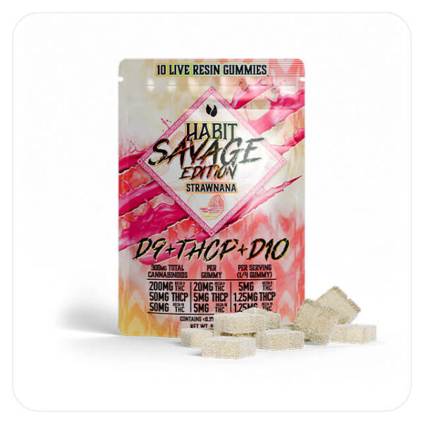 Savage THCP Gummies - Strawnana
