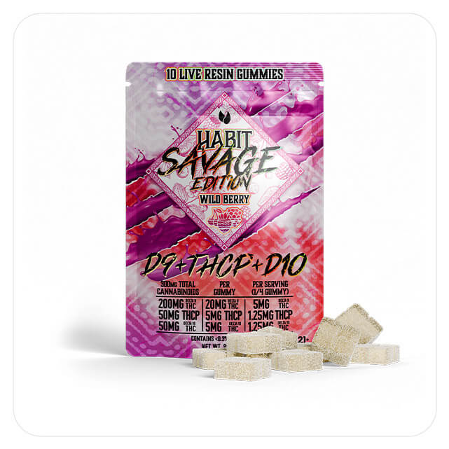 Savage THCP Gummies – Wild Berry
