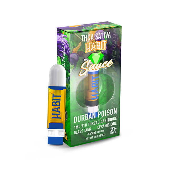 1G THCA Cartridges – Durban Poison