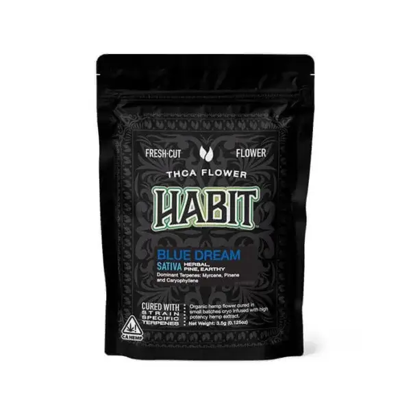 Habit-THCA-3.5mg-Flower-Blue-Dreams