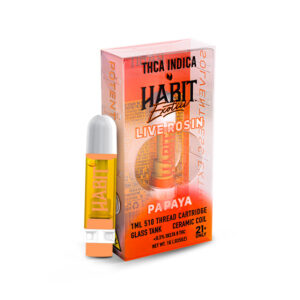 1G THCA Live Rosin Exotic Cartridge – Papaya