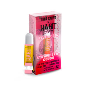 1G THCA Live Rosin Exotic Cartridge – Strawberry Cough