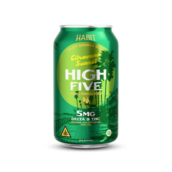 Buy 5MG Delta 9 THC High Five Citravana Sunset | HabitCBD