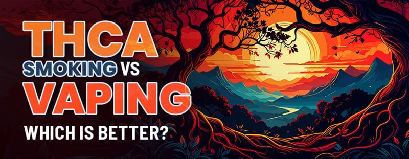 THCa Smoking vs Vaping