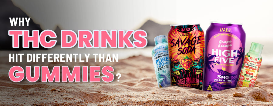 THC-Infused Drinks vs Gummies