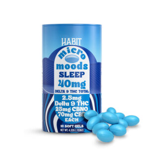 Delta 9 THC Micro Moods Soft Gels 240MG - Sleep