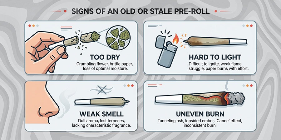 Signs Your THCa Pre Roll Isn’t Fresh Anymore