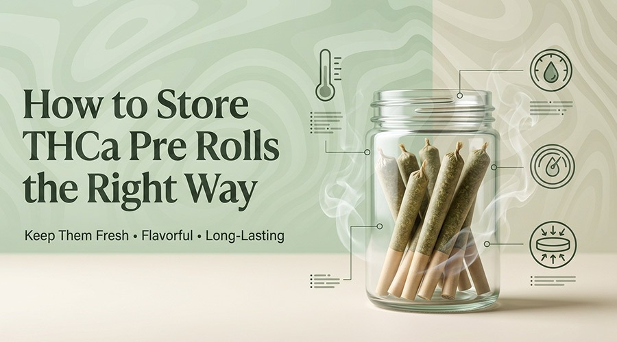 How to Store Your THCa Pre Rolls to Keep Them Fresh