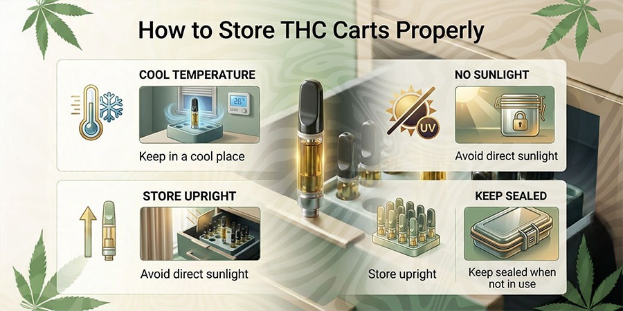 How To Store THC Cart Properly