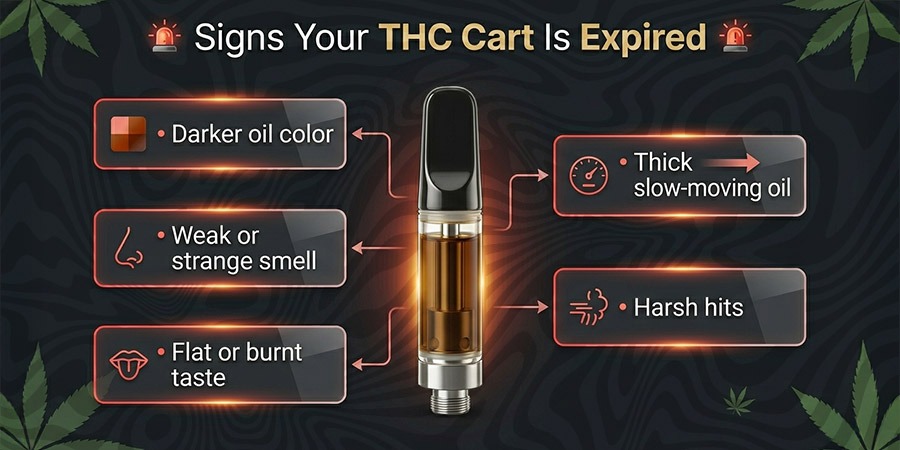signs your thc cart expired