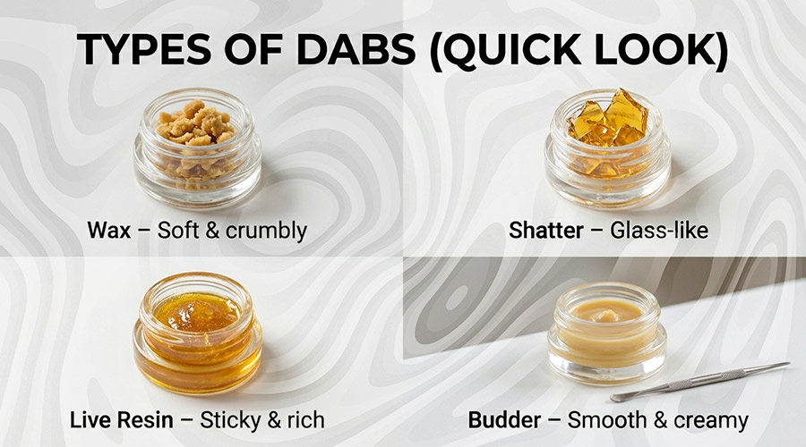 Types of Dabs