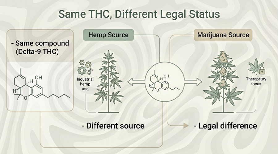 The Main Difference: Legality