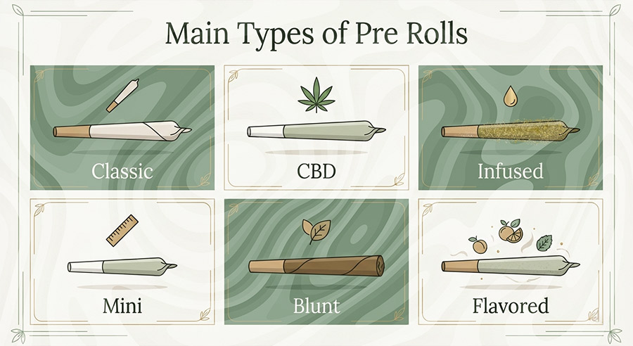 All Types of Pre rolls