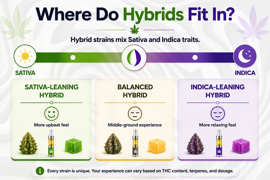 Where Do Hybrid Strains Fit In