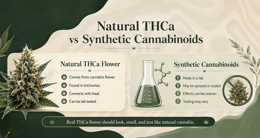 Natural THCa Vs Synthetic Cannabinoids