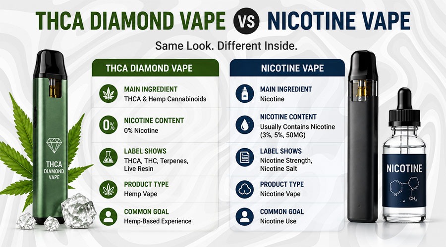THca Vapes vs Nicotine Vape