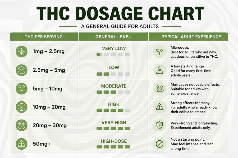 THC Dosage Chart