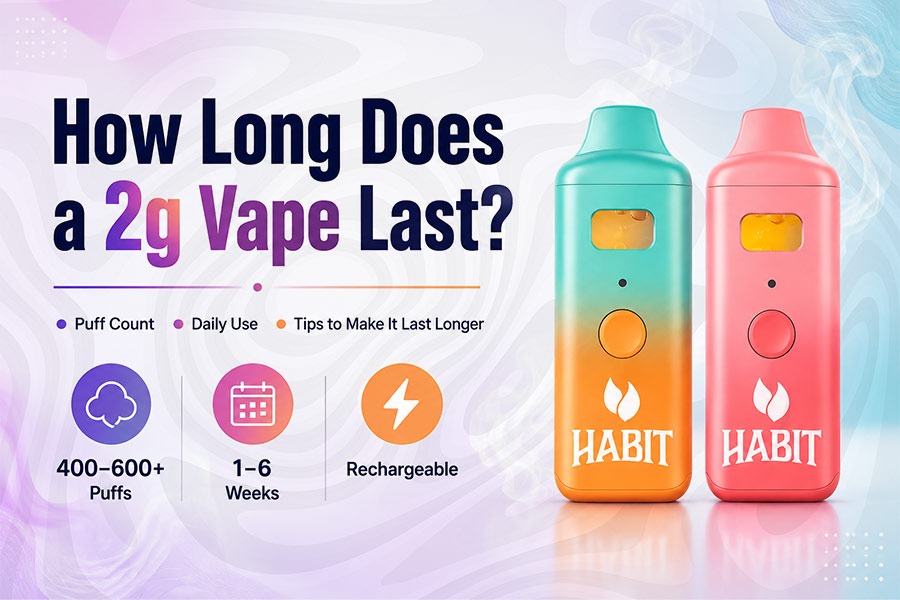 How Long Does a 2g Vape Last?