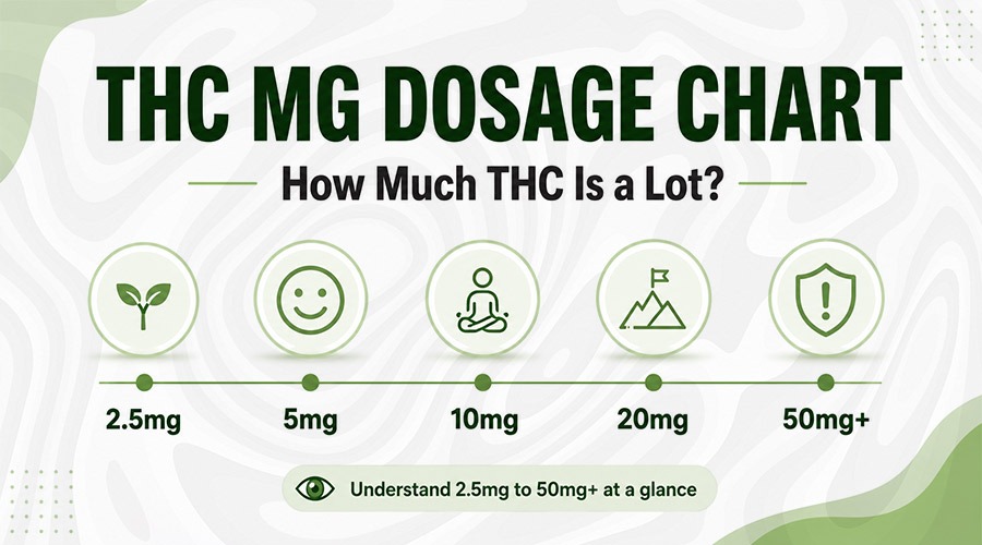 THC MG Dosage Chart: How Much THC Is a Lot?