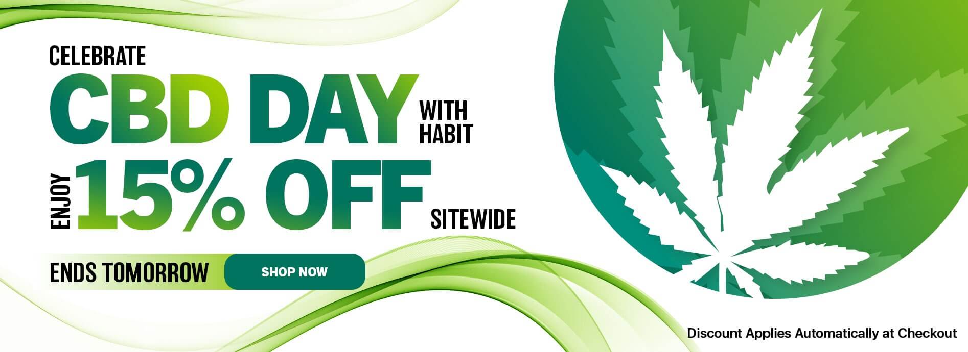 National CBD Day -Sale - 15% OFF Sitewide