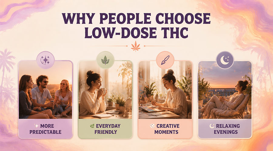 Why People rae Choosing Low3 Dose THC